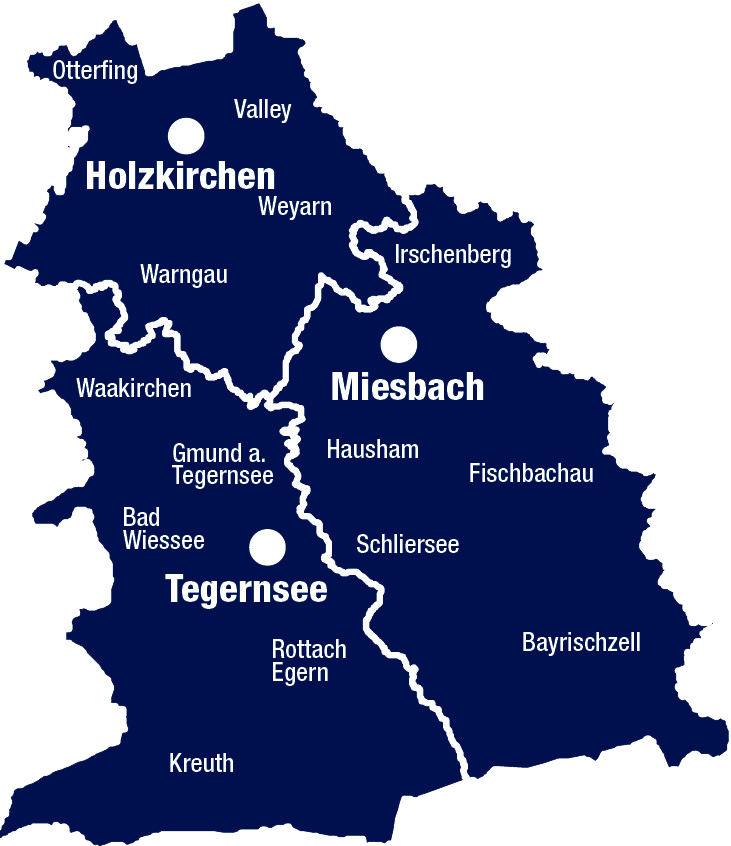 Landkreis Miesbach Karte